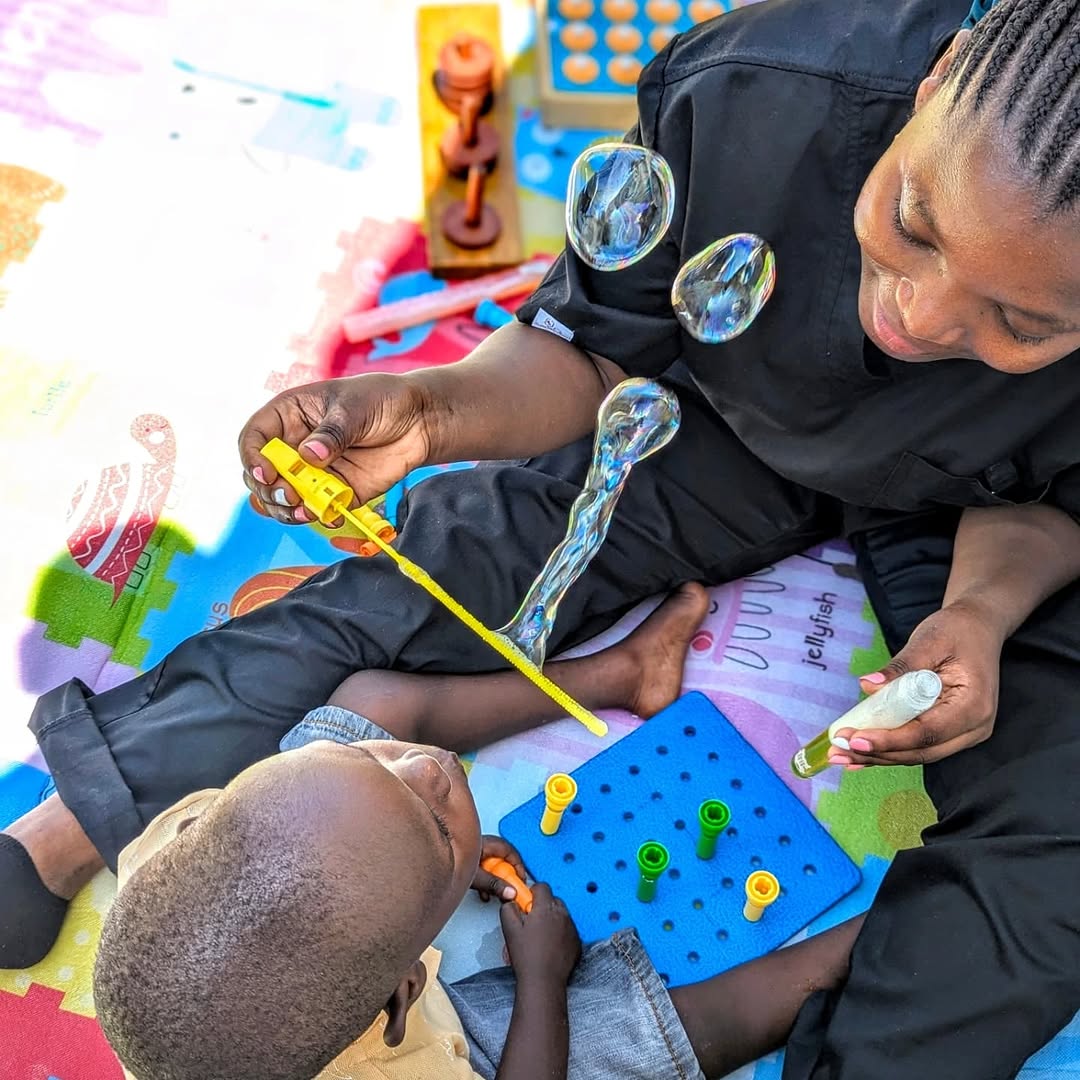 Children learning at Maishabora Rehabilitation Centre